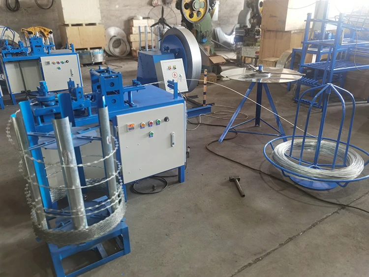 best price factory easy install galvanized concertina razor blade barbed wire making machine