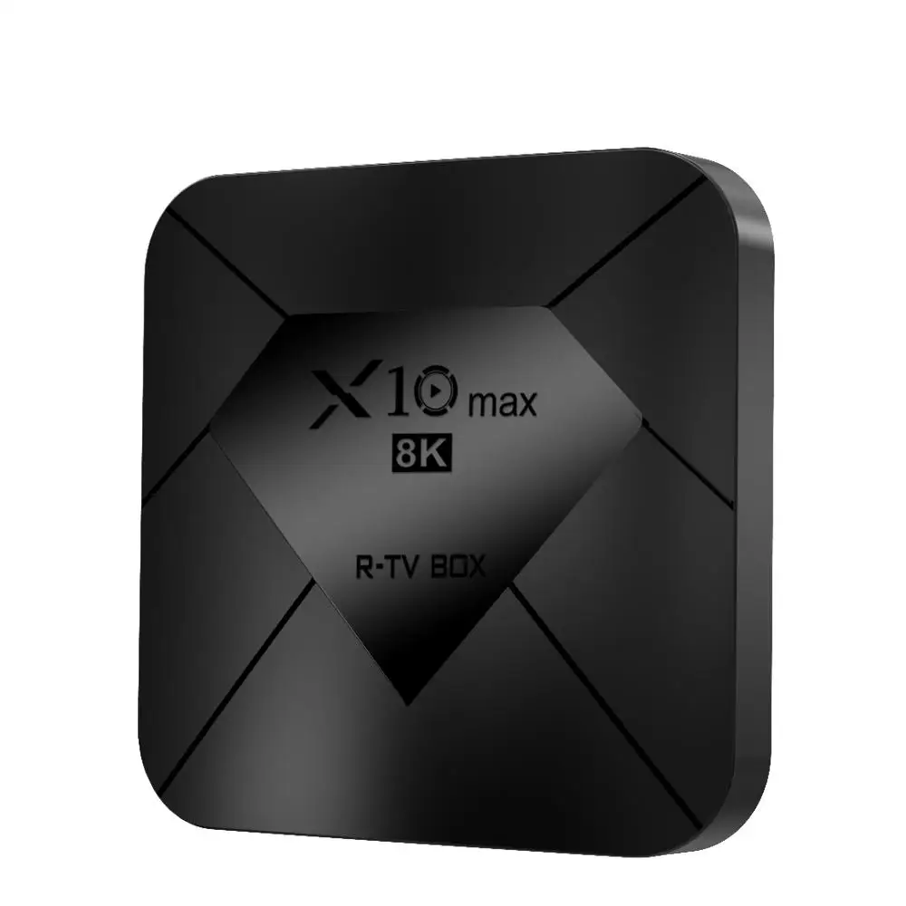 Cheapest X10 max 4GB 32GB 2.4G and 5G dual wifi 8k tvbox Amlogic s905x3 android 9.0 x10max