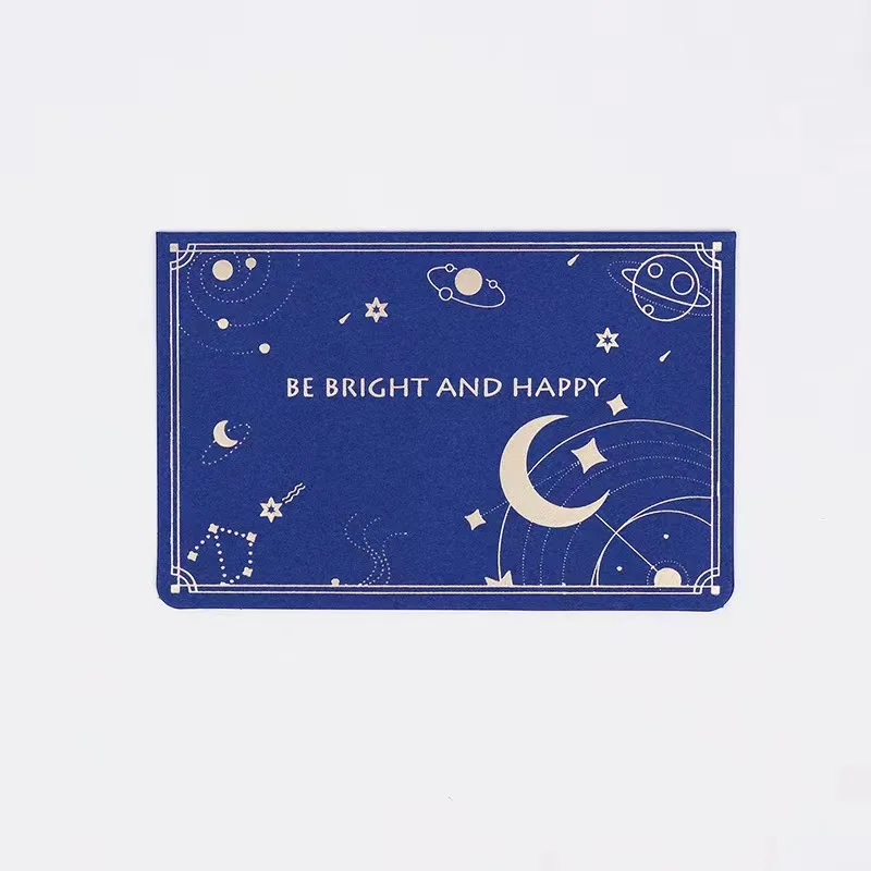 High Quality Wholesale Rose Gold Foiling Greeting/thank You/postcard/paper Cards