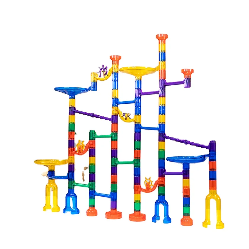
Pretty Coast 122 PCS Educational toys Marble Run Race Game Track Marble Game For Kids Game 