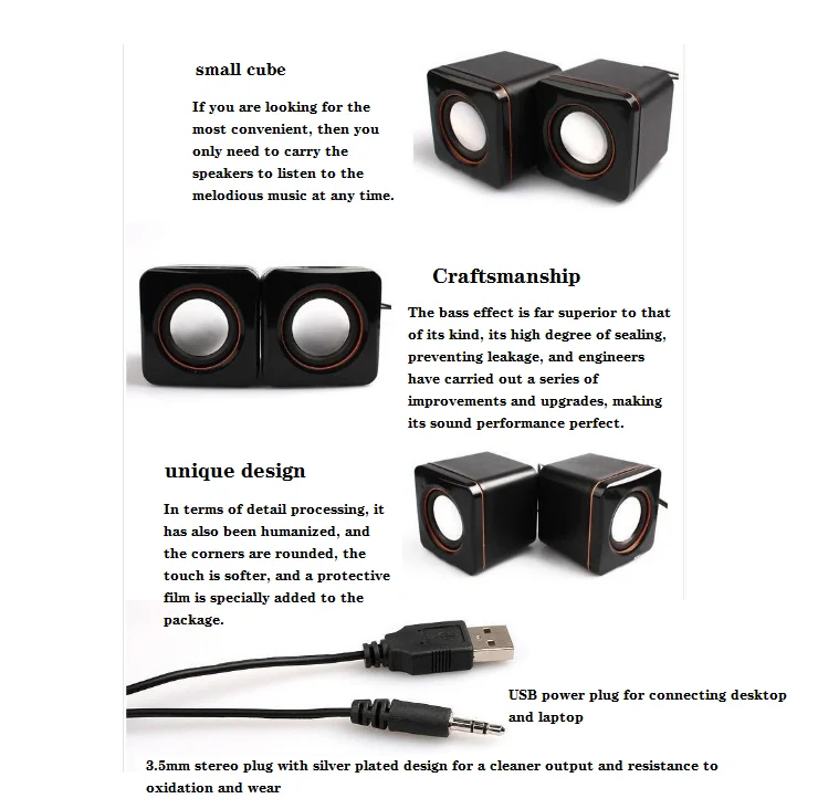 Portable small design  amplifier speakers  USB2.0 home theater system speaker sound equipment/amplitiers/speaker