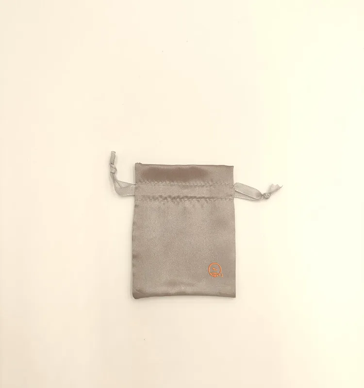 High End Large Satin Drawstring Bag For Hair Extension Wig Luxury Underwear Silk Storage Pouch anti-oxidation Gift Satin Bag