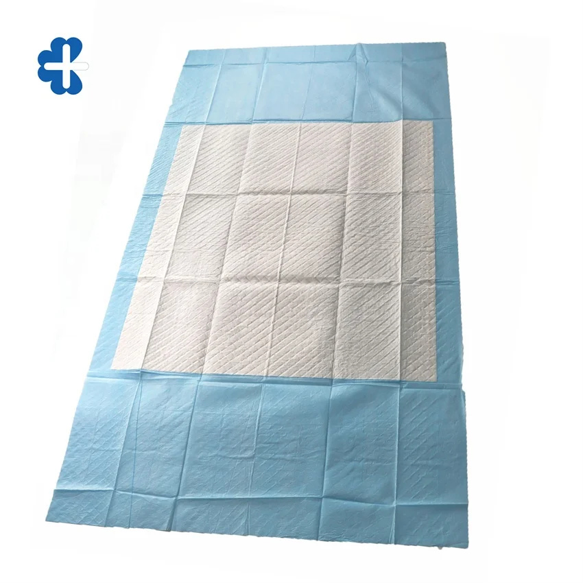100*235cm medical bed table sheet surgical kits from China factory with anti- slip blue back sheet