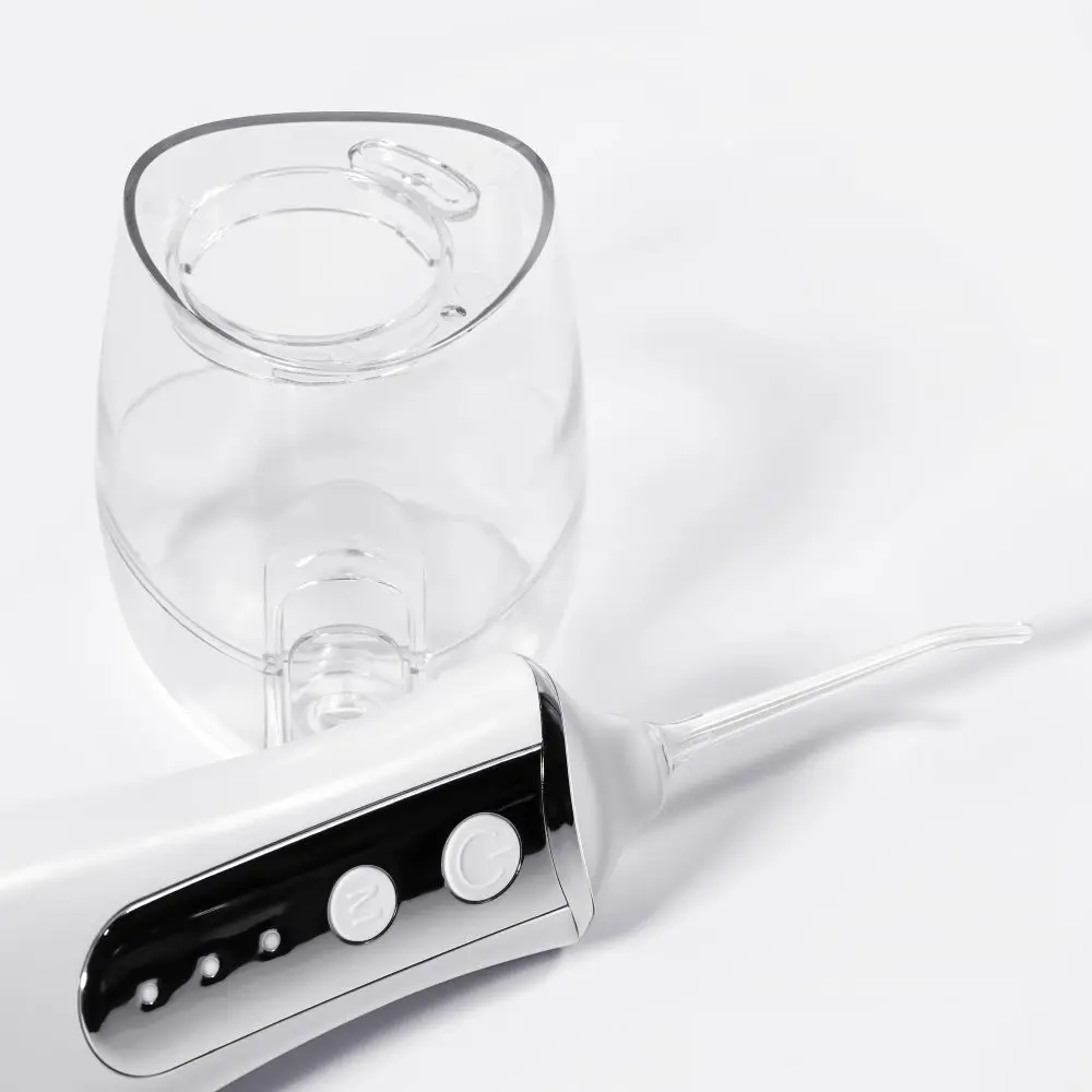 Drop shipping Oral Care Nozzle Cordless Usb Irrigador H2Ofloss Pick Teeth Cleaner Floss Water Dental Flosser