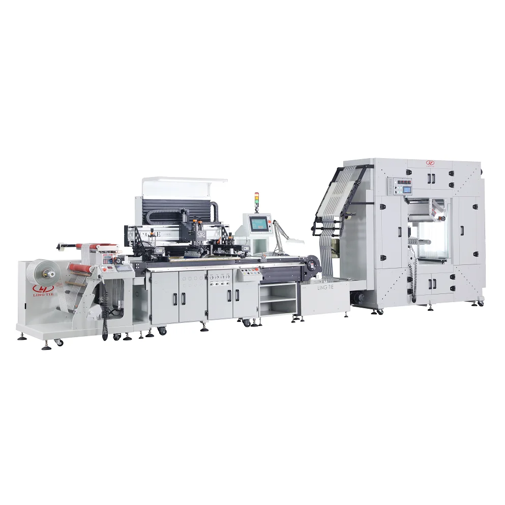 Web Feeding Fully Automatic Screen Printing Machine