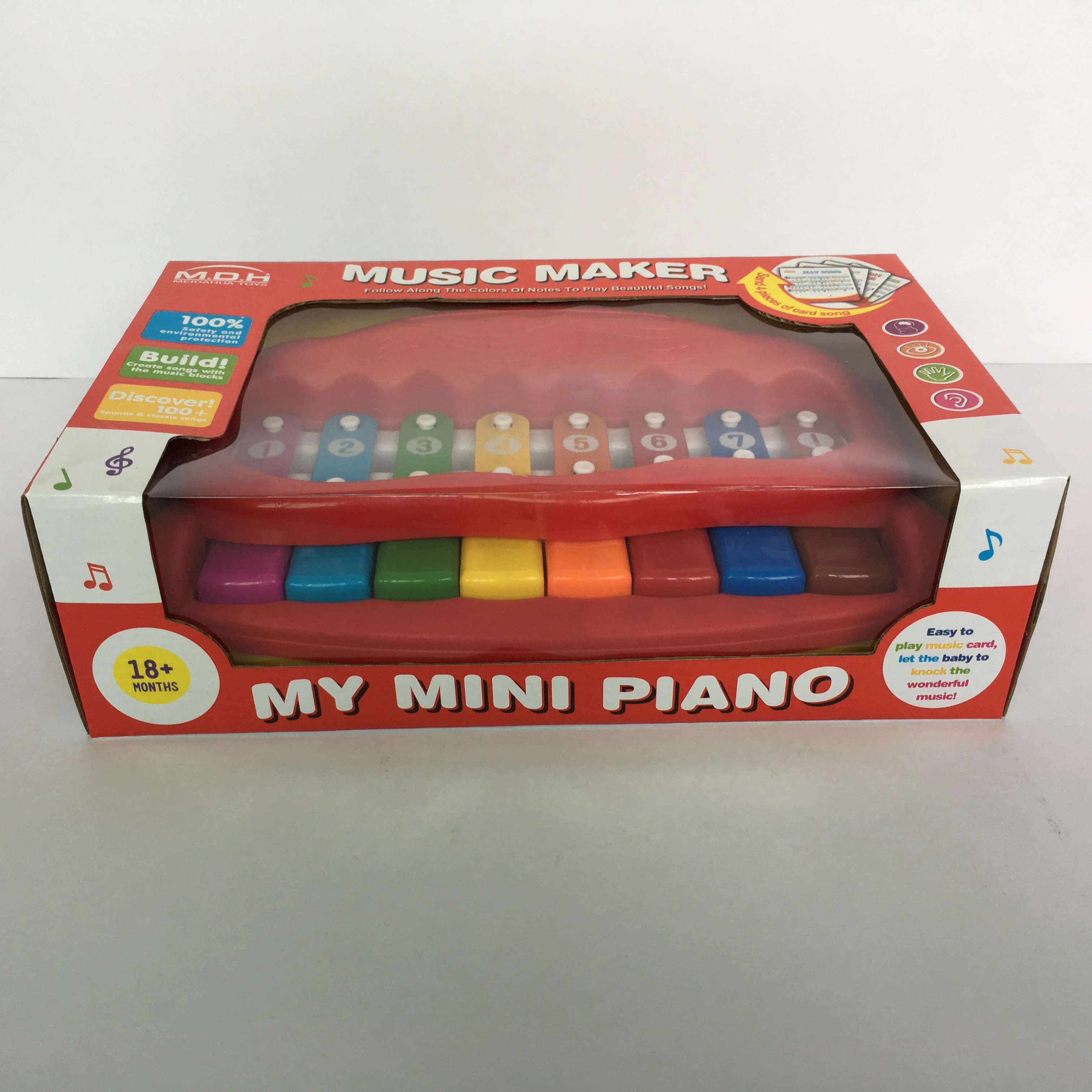 
colorful music toy piano 