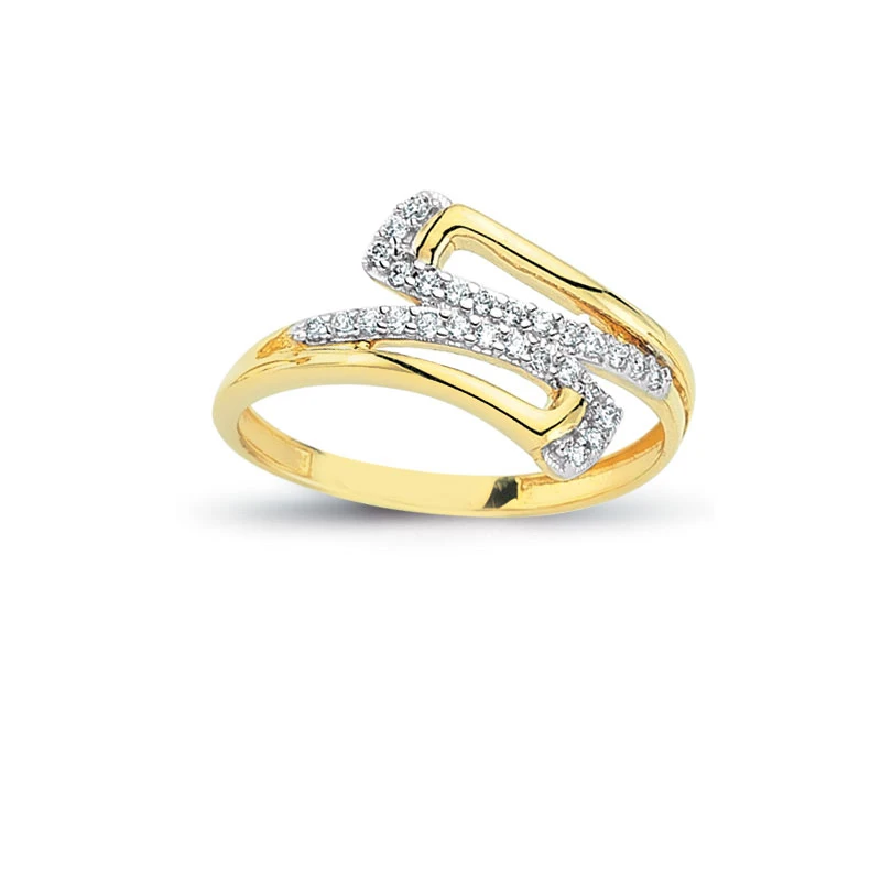 14K Solid Purity Gold Art Design Ring Wedding For Women Latest Jewelry Bridal Engagement