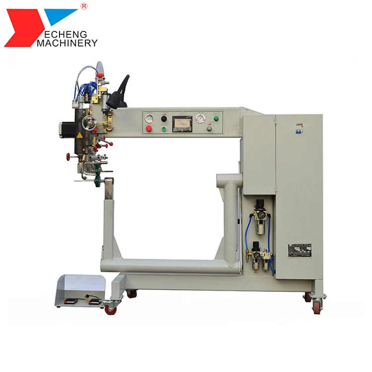 Hot air hem welding equipment to making pvc flexible duct