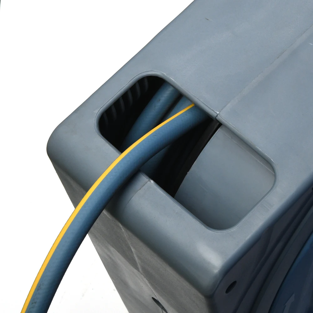 GARTENKRAFT Outdoor 7.5M/25Ft Mini Retractable Car Wash Hose Reel High Garden Water Hose Reel