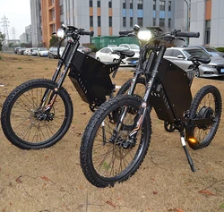 US EU warehouse 72V 5000W electric bicycle 26inch stealt bomber ebike DNM rear shock electric enduro dirt bike for adults