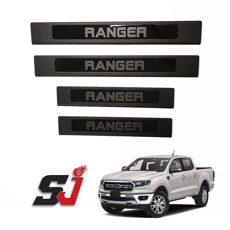 Factory Direct Sales Car Other Exterior Accessories  Car Door Sill Protector Inner Outer Door Step Plate For 2015-2017 Ranger