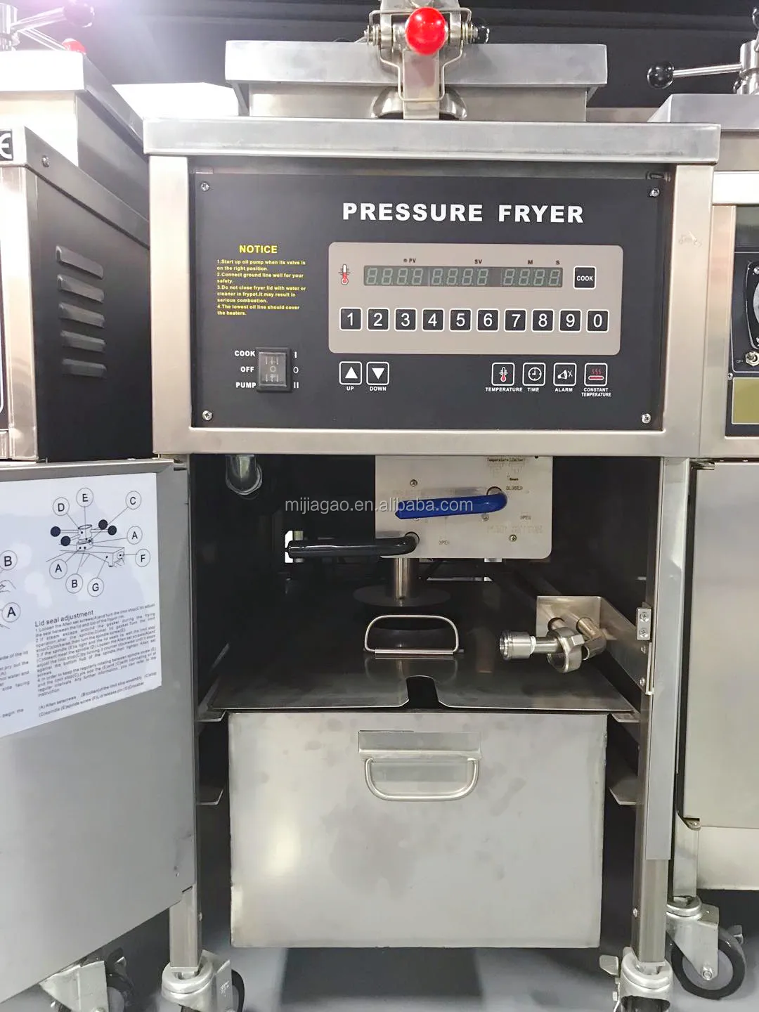 Электрическая Фритюрница henny penny KFC MIJIAGAO PFE-600C 220 В или