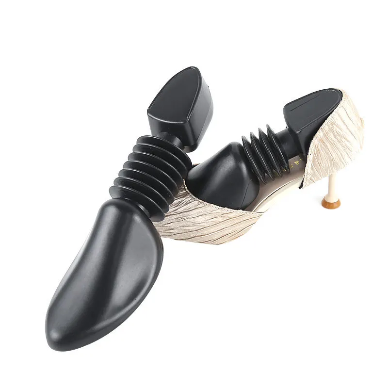 black plastic inflatable air adjustable men shoes stretcher