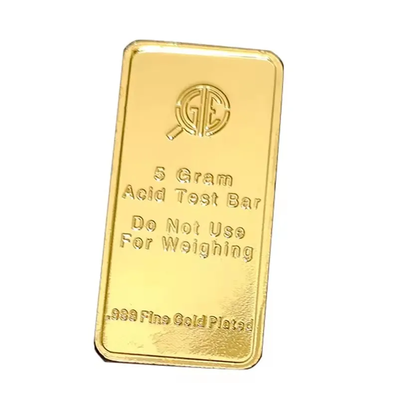 Brass Copper Blank for Engraving Independence Day Items Custom Metal USA Decoration gold plated bar
