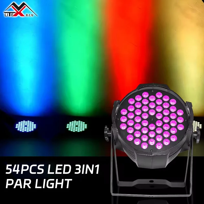 Wholesale 200w Led dmx rgb 3in1 par light 54*3w led Stage Lights For Bar dj Party