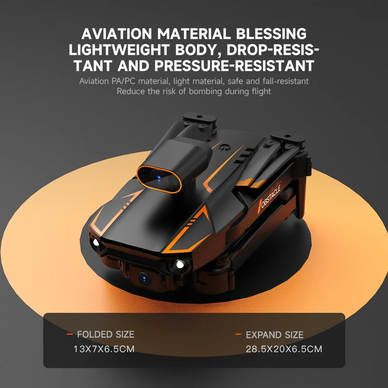 1080p Drone 4K S91 with Dual Camera Foldable Quadcopter with 360 Degree Obstacle Avoidance 5G WiFi VS Mini Drone