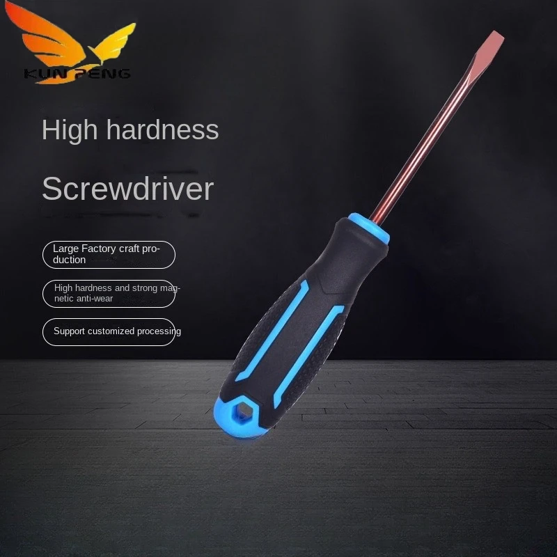 Magnetic Tips Cross Slotted Screwdrivers Screw Driver Phillips Screwdriver S2 Tool Steel Flat Blade Slotted Screwdriver