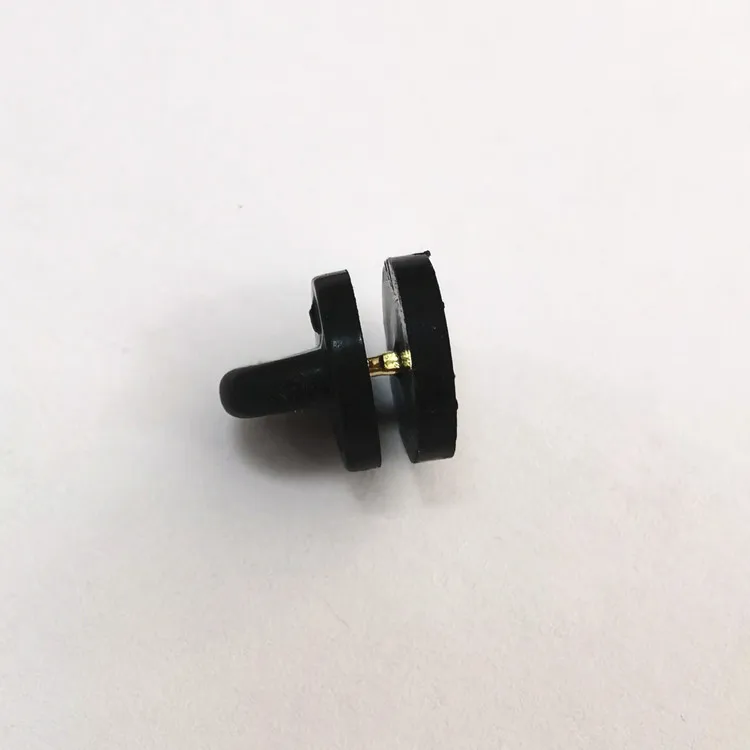 wholesale Customize black plastic hat metal butterfly clutch pin back badge metal nails butterfly clasps