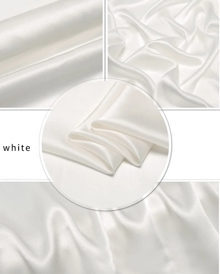 
Comfortable Soft Smooth Chinese Natural 100% Silk Fabric 