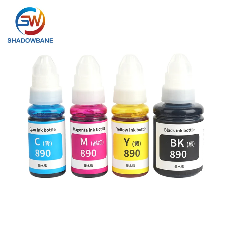 Shadowbane GI790 GI 790 GI-790 Premium Color Compatible Bulk Bottle Water Based Refill Ink for Canon PIXMA G1000 G2010 Printer