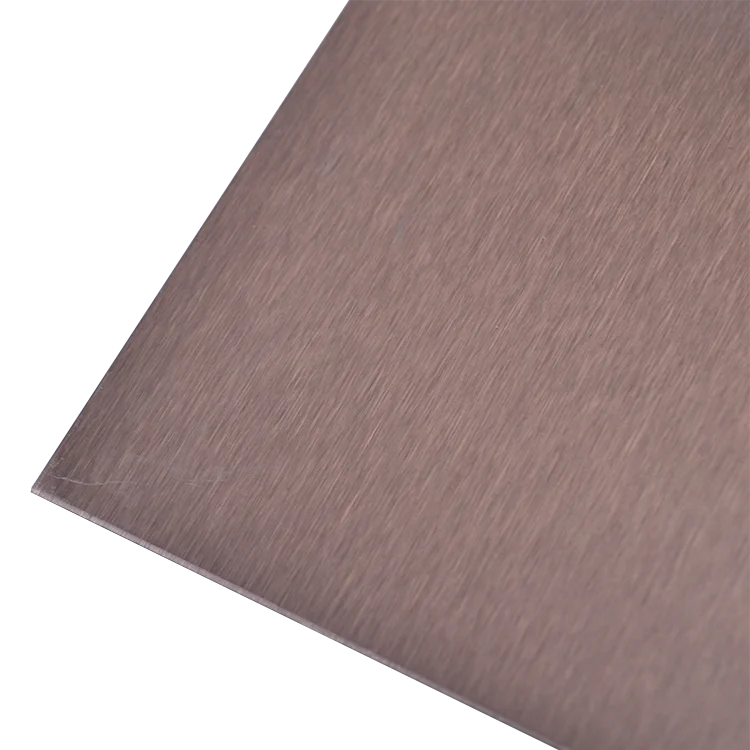 Factory wholesale 304 luxury decorative stainless steel metal sheets hairline surface  for elevator