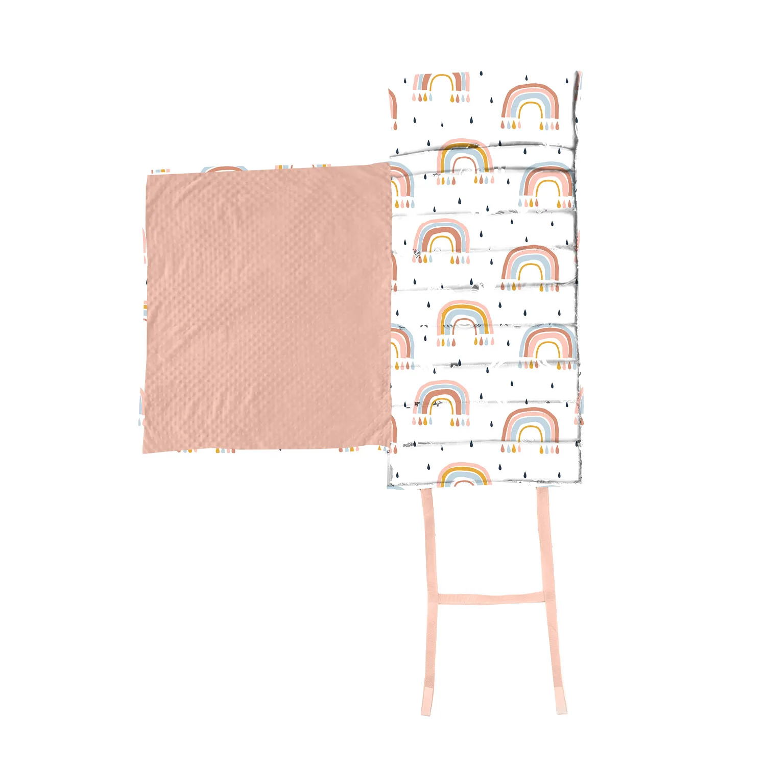 Preschool Custom Printing Kids Toddler Nap Mat Rolled Up Portable Rolled Weighted Nap Blankets For Toddlers Sleeping Nap Mat