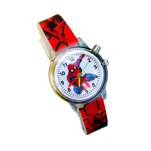 Hot Cartoon Flash Light Children Girls Boys Rubber Strap Cute Princess Kids wrist quartz watches for kids with reloj infantil