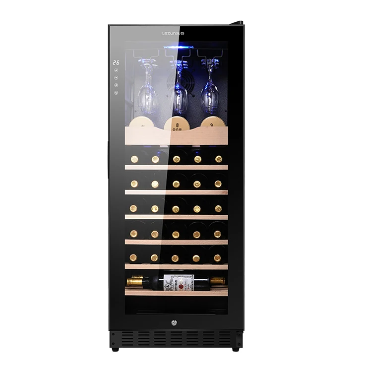 Built in Electric Wine Cooler Rechargeable Mini Red Wine Bottle Cooler Fridge For Kitchen