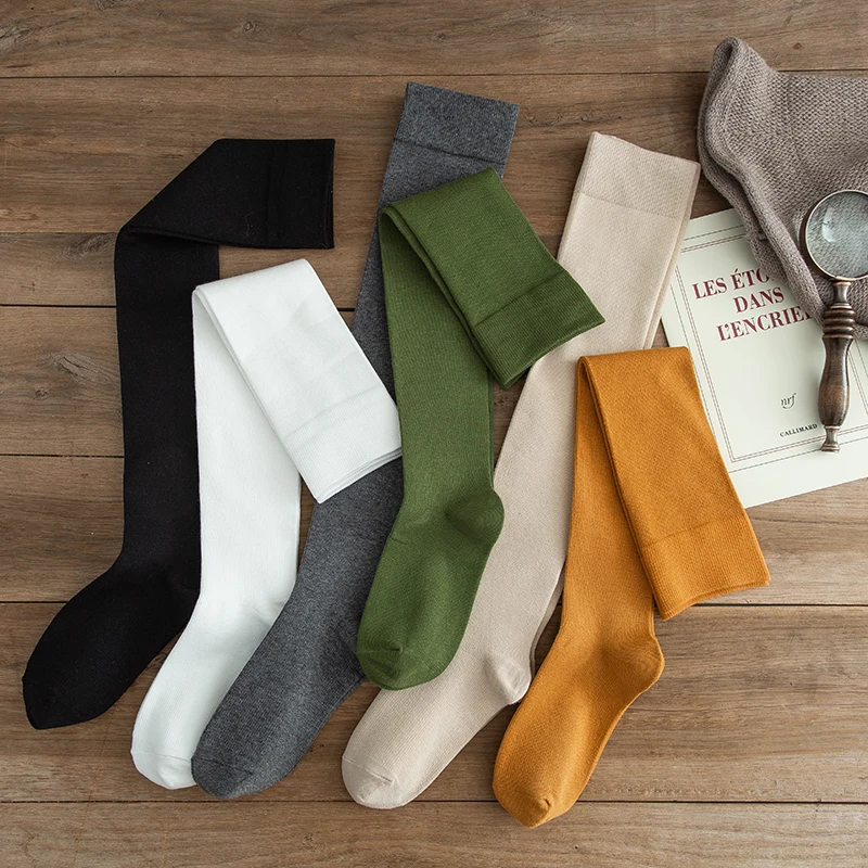 New Fashion  Girls Over Knee Thigh High Socks Micro Pressure Slim Leg High Socks For Women