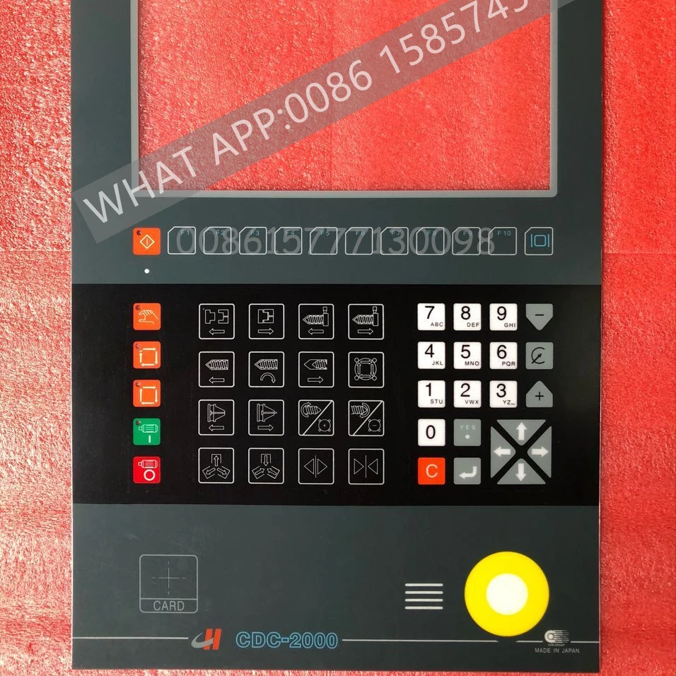 Chen Hsong CDC 2000 CDC2000 CDC-2000 Sticker key pad operate paper panel sticker