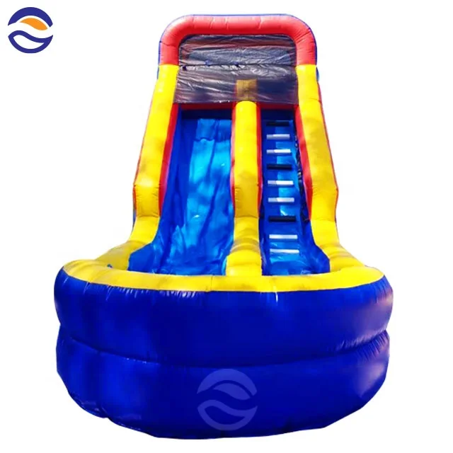 Top Quality Inflatable Swimmingful With Slide Water Slide Pool Water Slide For Sale
