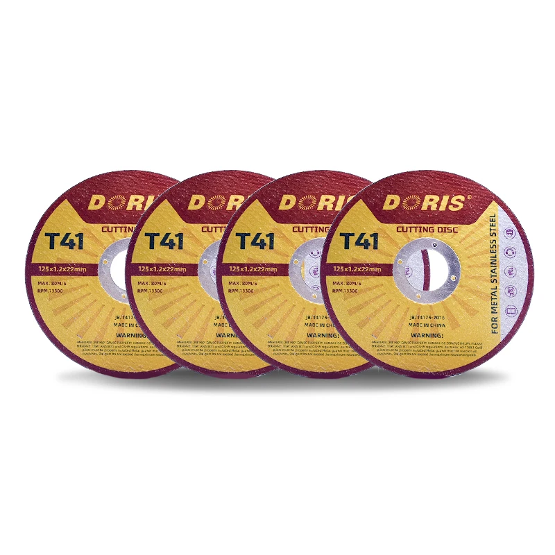 Doris Premium 125mm 5inch Cutting Disc Aluminium  Abrasive Metal Cutting Discs For Angle Grinders Abrasive Discs free sample