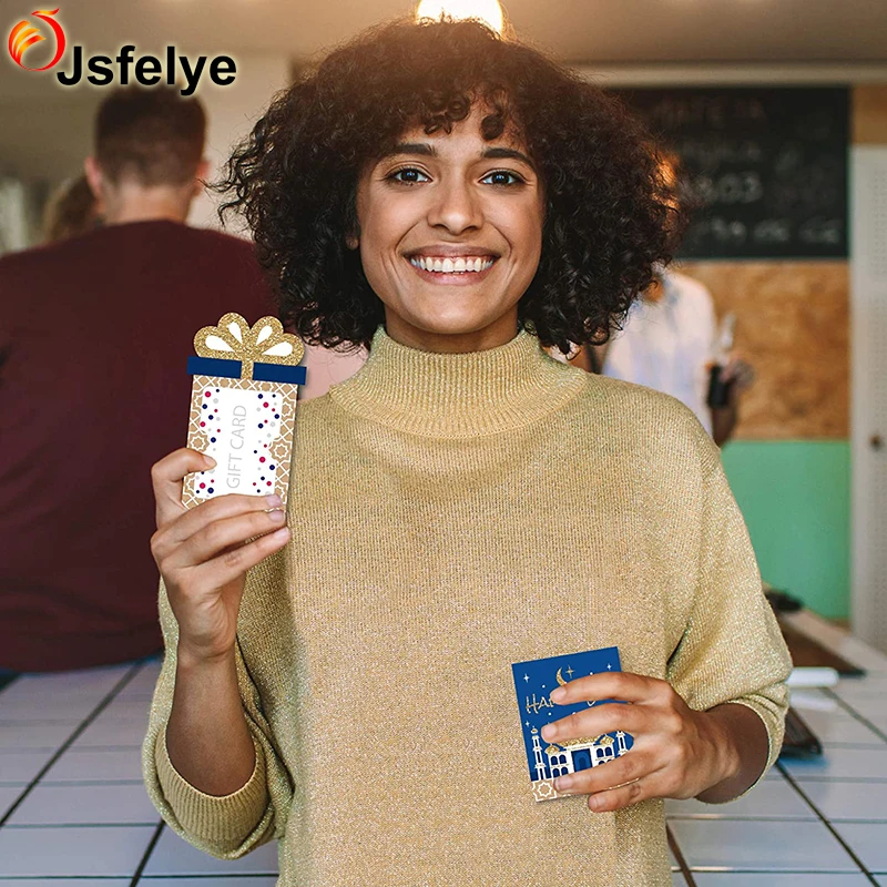 Big Dot of Happiness Ramadan Eid Mubarak Party Money and Gift Card Sleeves Nifty Gifty Card Holders