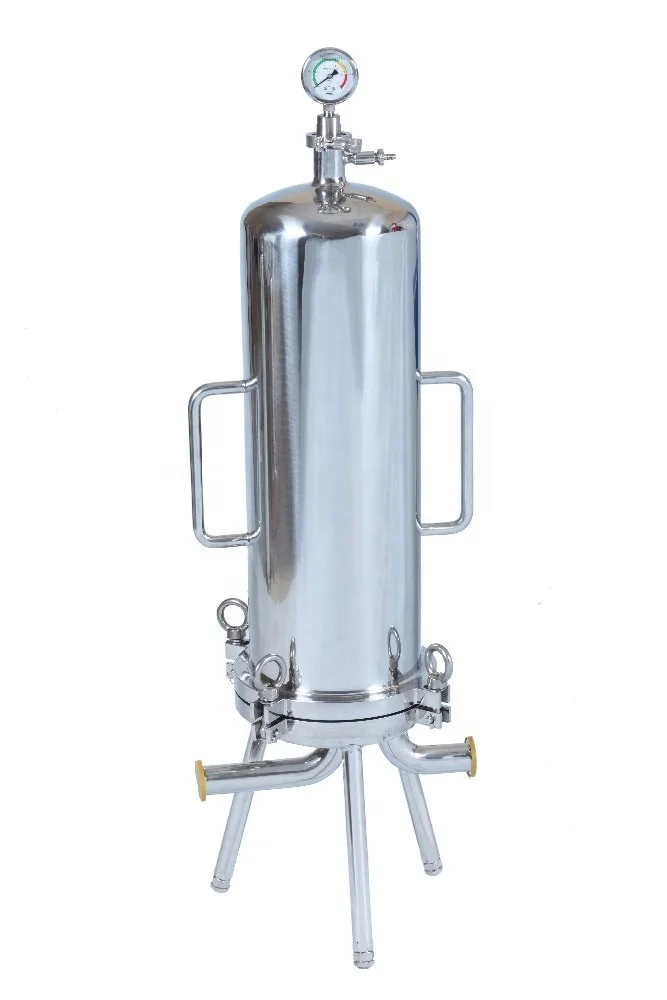 high dimensional accuracy stainless steel 316 cartridge filter housing for pre filtration of reverse osmosis water