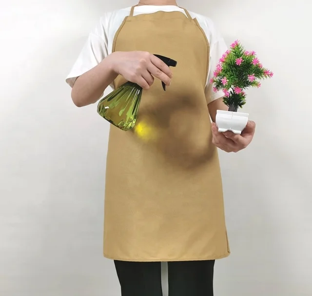 Желтый простой пользовательский чистящий фартук для кухни художника кухонная раковина с фартуком