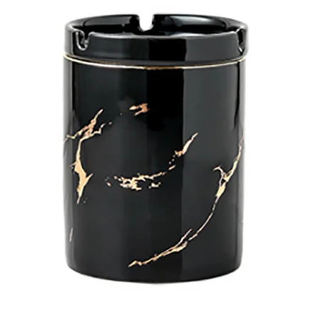 Marble pattern ceramic ashtray SW200732