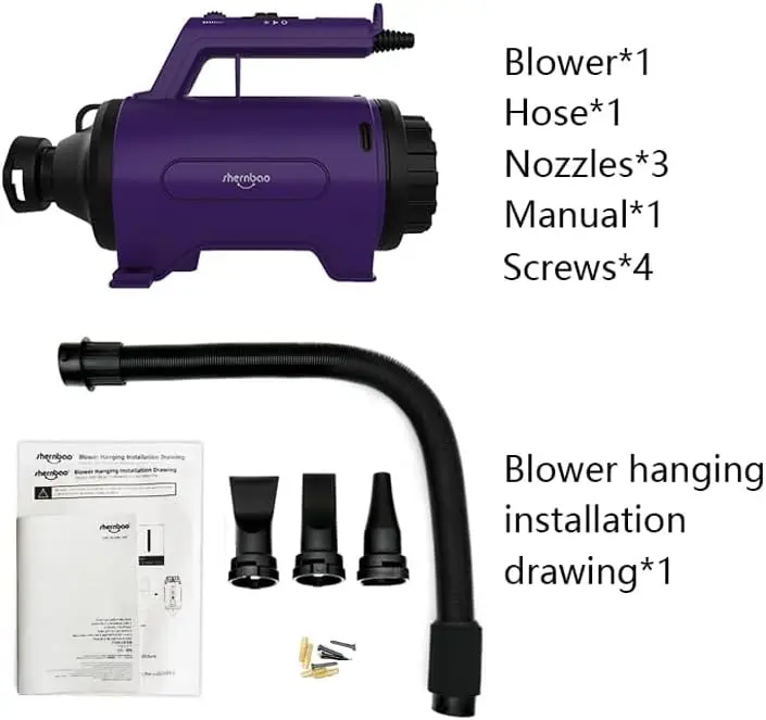 Shernbao SMD-06/SMD-06P Dog Hair Dryer Pet Dryer Grooming Dog Dryer Machine