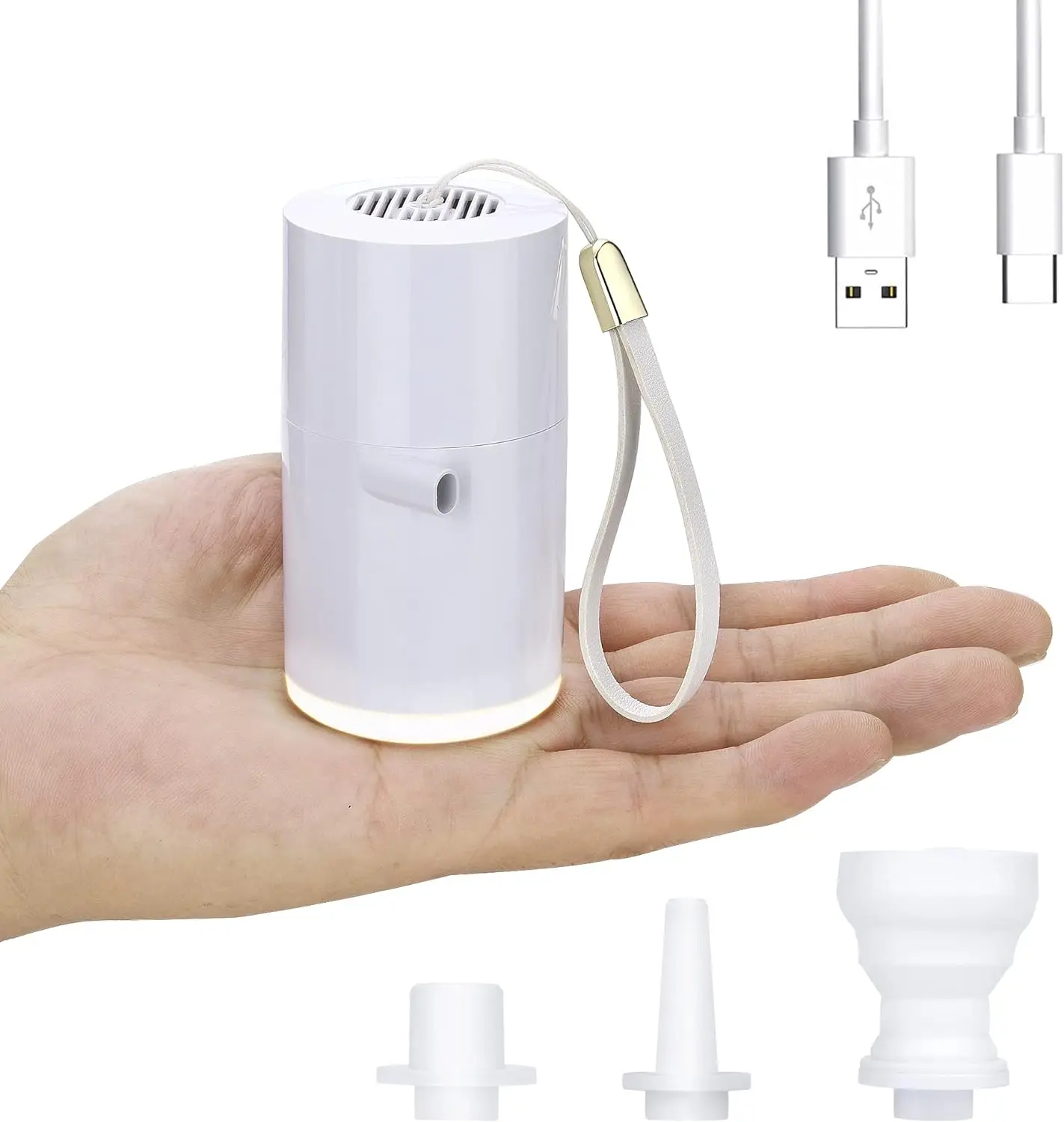 2024 New arrival high pressure rechargeable portable electric usb aip pump for air kayak bed Packraft pillow mattress boat