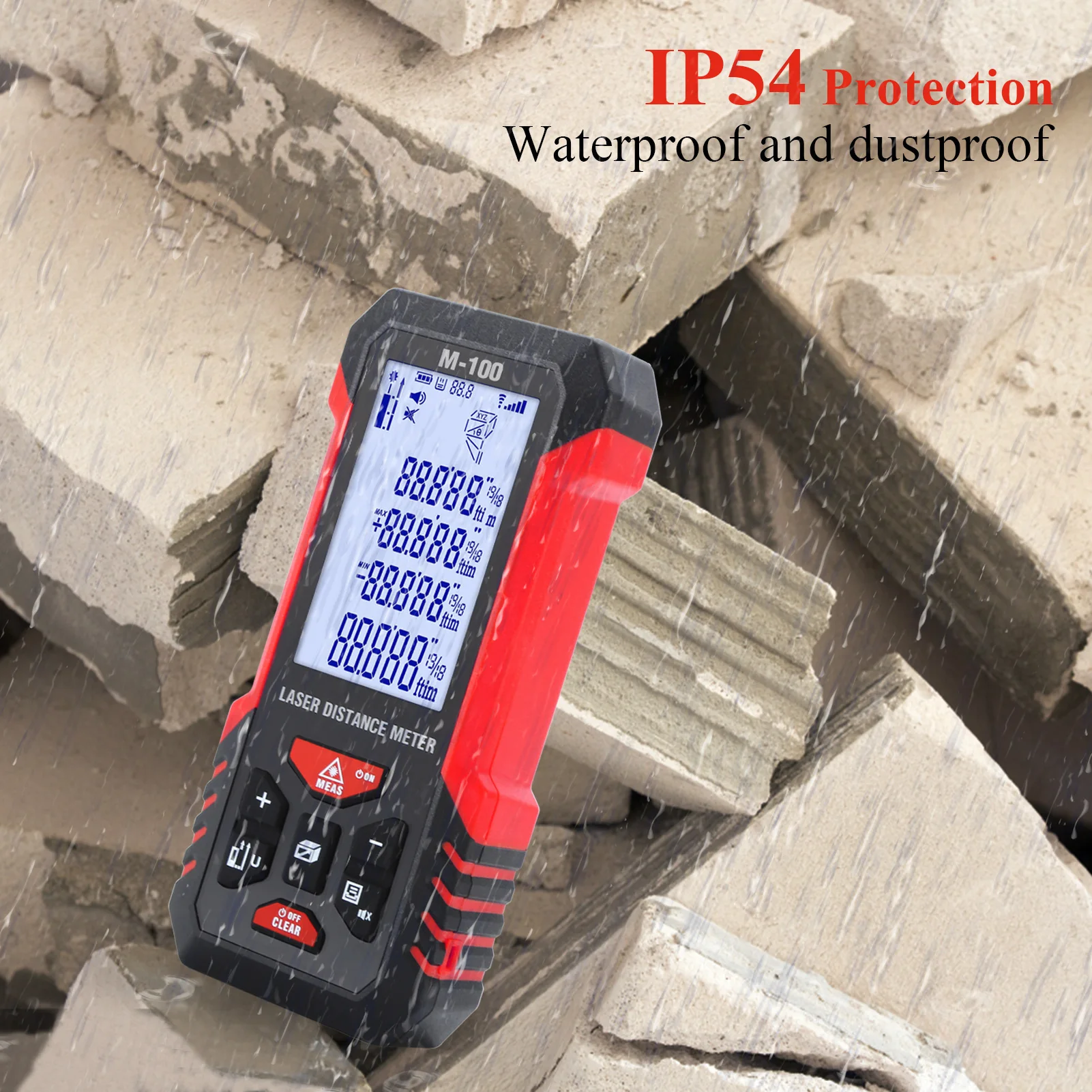 2021 Китай завод оптовая продажа новый дизайн DIY Профессиональные строительные инструменты цифровой лазерный дальномер с CE GS EN60825