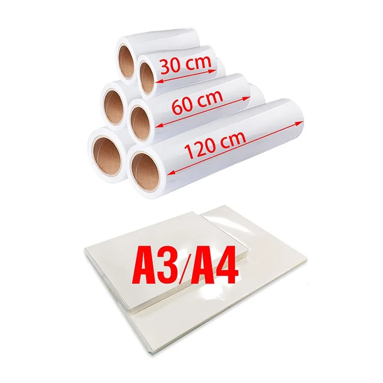 Encre Dtf Film A3 A4 A3+ Sheet PET Transfer Rouleaux Film DTF 30cm x100m for L1800 1390 P400 in Colombia Columbia