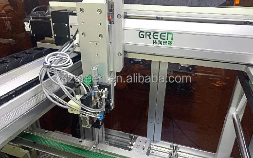 Hot Sale GREEN Automatic Glue Spraying Line Dispenser Machine with Motion Control Card+PLC