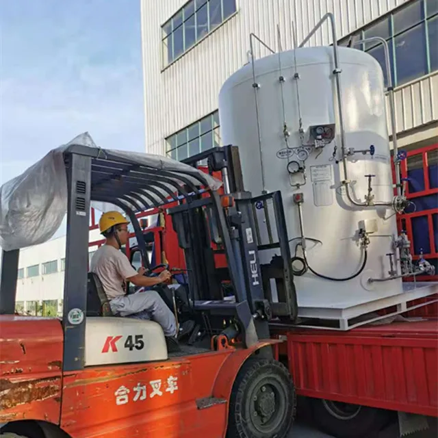 China Hot Sale 5000L 1.6MPa New Type Liquid Nitrogen Oxygen Micro Bulk Tank