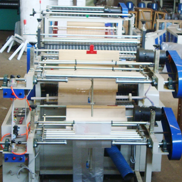 Hot Side Sealing PE OPP Plastic Bag Making Machine
