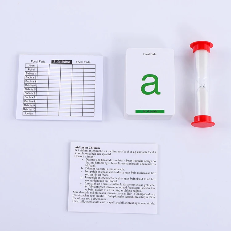 High quality portable Game Card Study Card High Quality Wholesale Printing Other Educational Toys