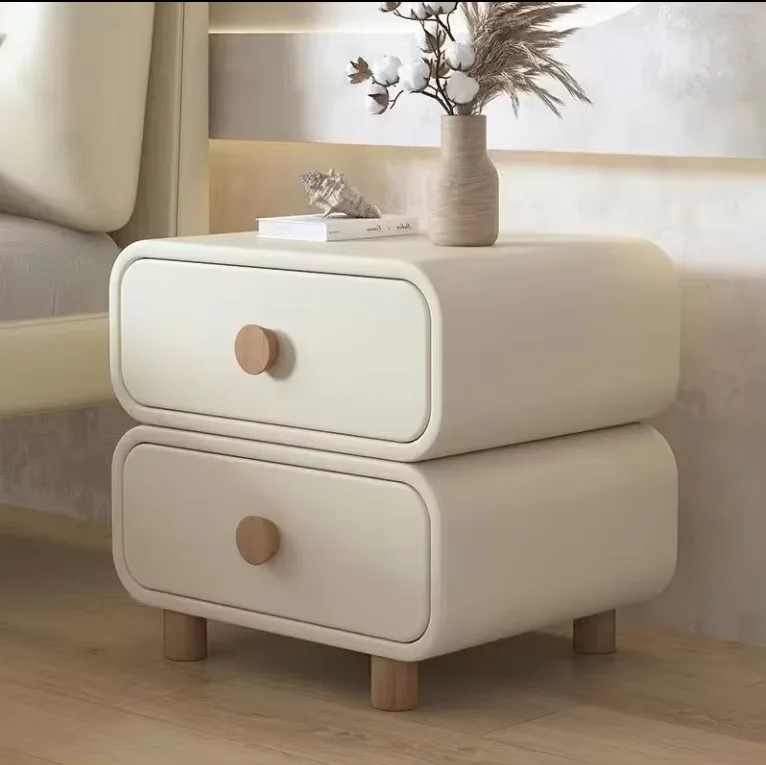 Modern Style Bedside Table Storage Cabinet Nightstand Bedroom Night Table