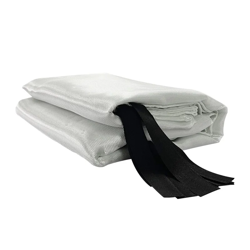 Custom Size Ceramic Fiber Fire Fighting Blanket Ceramic Material Fire Blanket