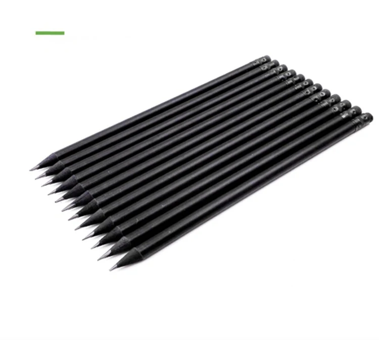 Promotion Custom Logo Printed Black Wooden Pencil Multi-Color Pencil Hb Pencil