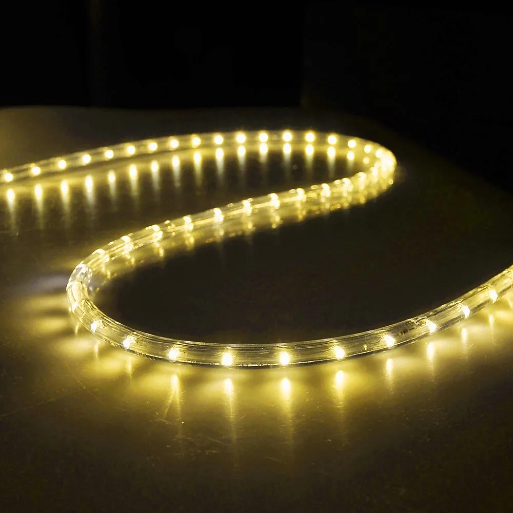 100m decoration led rope light  Waterproof RGB IC Addressable Remote LED Neon Rope Strip Lights