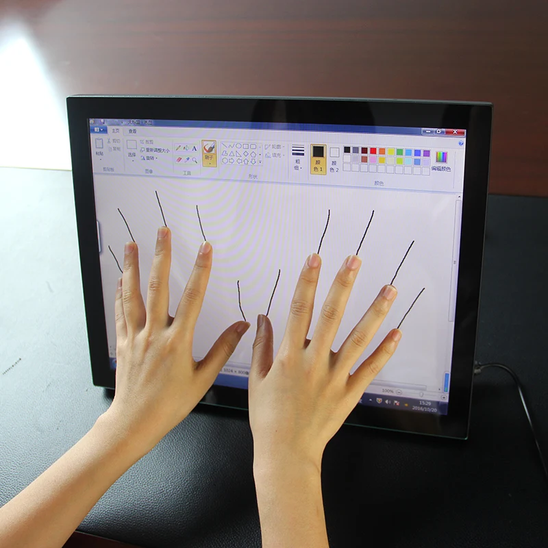 Цена по прейскуранту завода-изготовителя 10 12 15 17 19 дюймов ЖК-монитор промышленного открытая рамка ip65 емкостный сенсорный экран