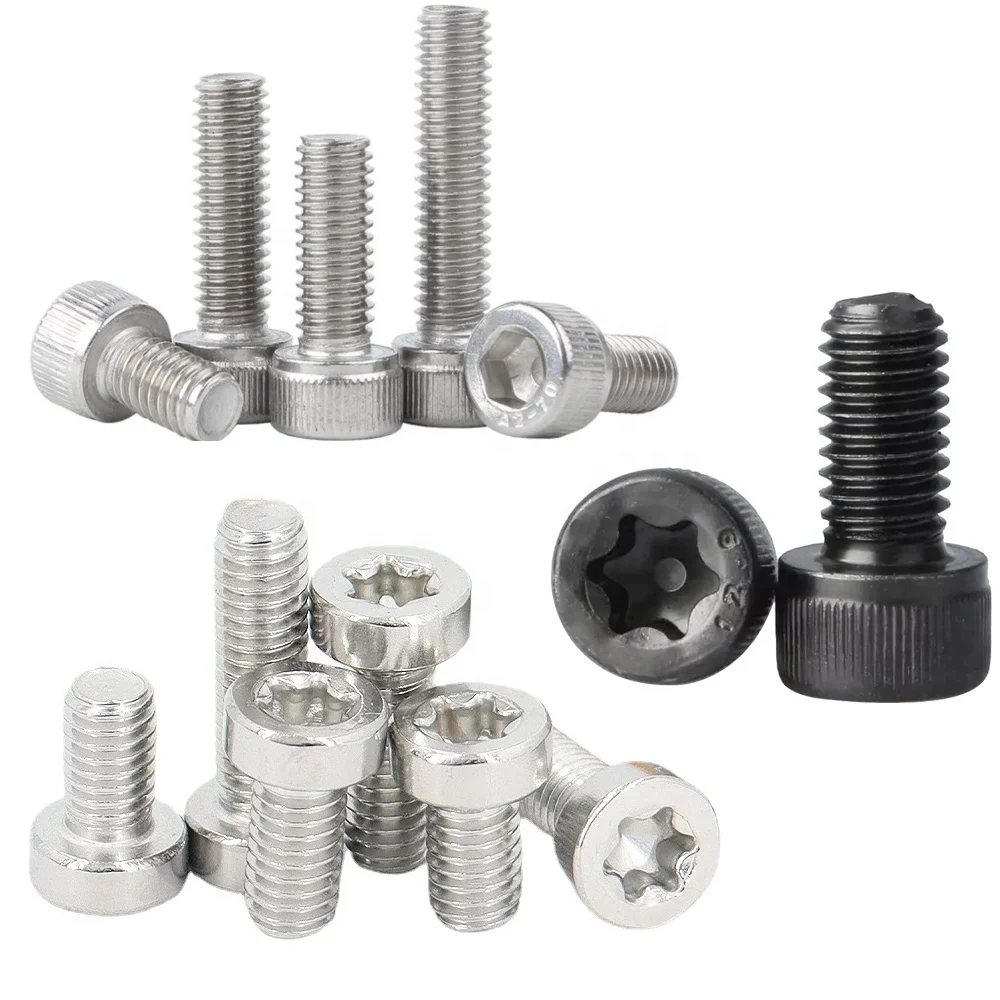 Wholesale screws Din912 M5 M6 M8 m4 x7mm carbon stainless steel zinc smooth button hex socket head cap tornillo bolt screw